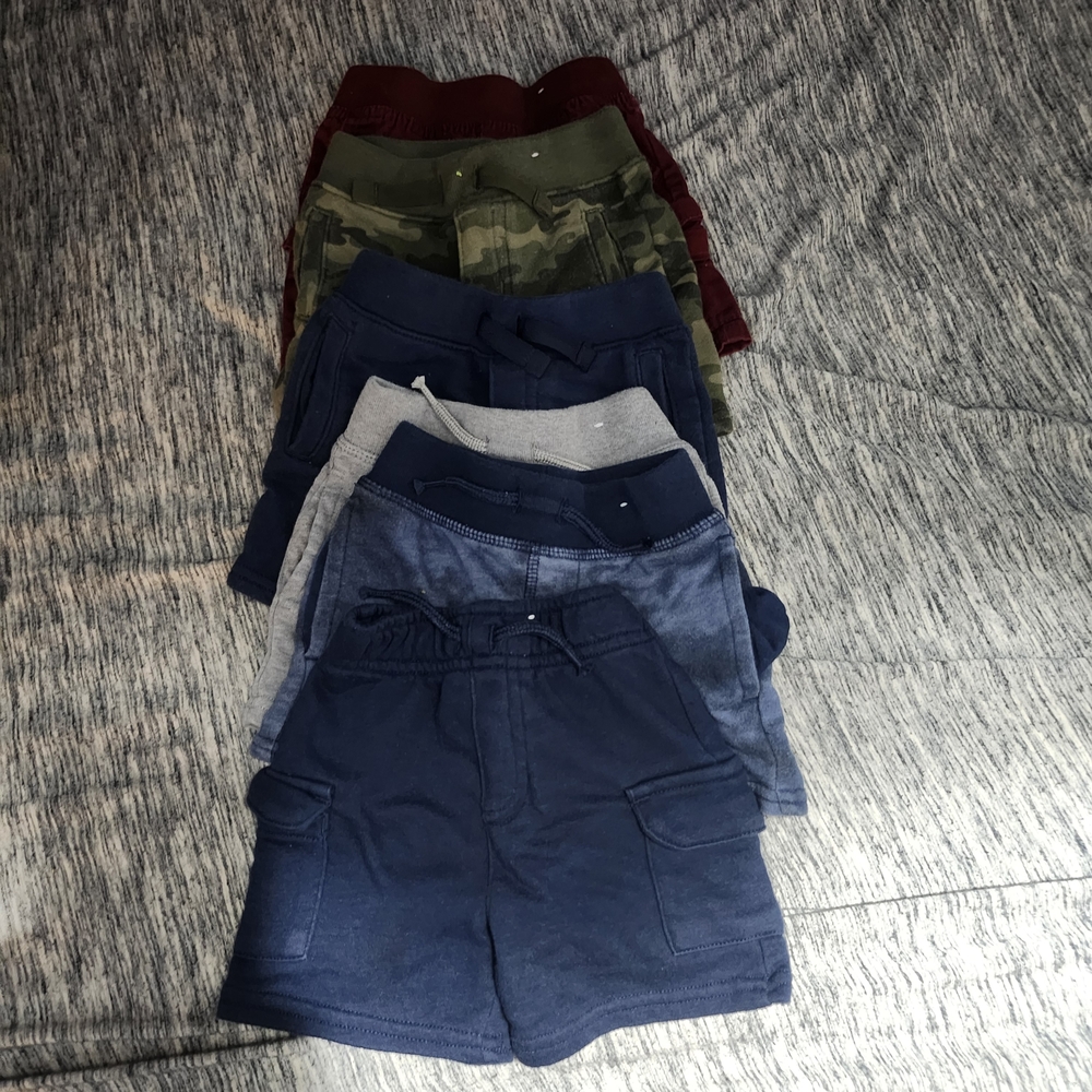 Garanimals Kids' Shorts in Navy, Gray, and Camouflage